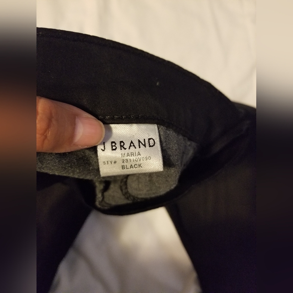 J Brand María Hihg Rise Skinny Jeans Black Size 30 - Picture 8 of 11
